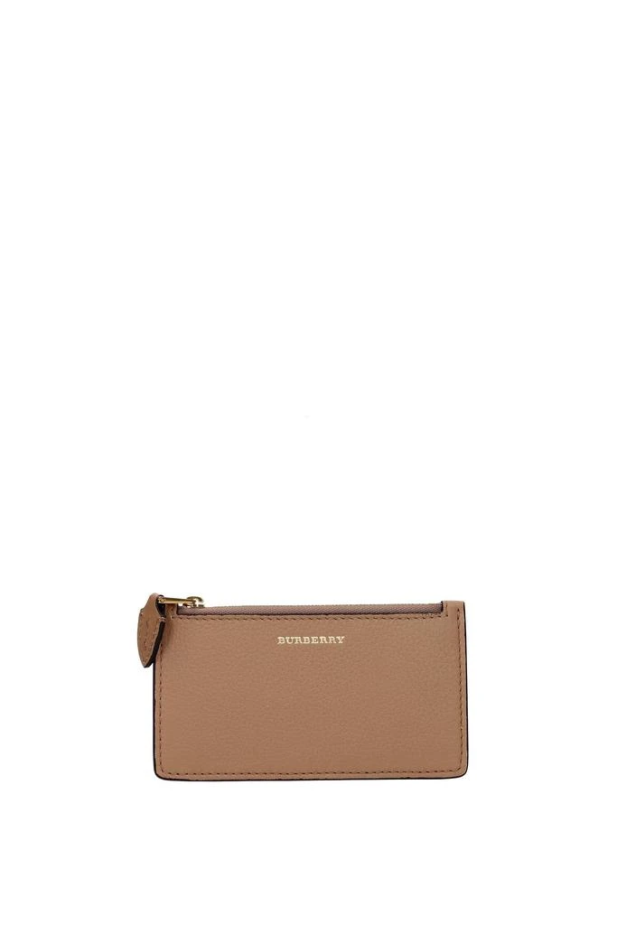 商品Burberry|Coin Purses Leather Beige Cinnamon Rose,价格¥740,第1张图片