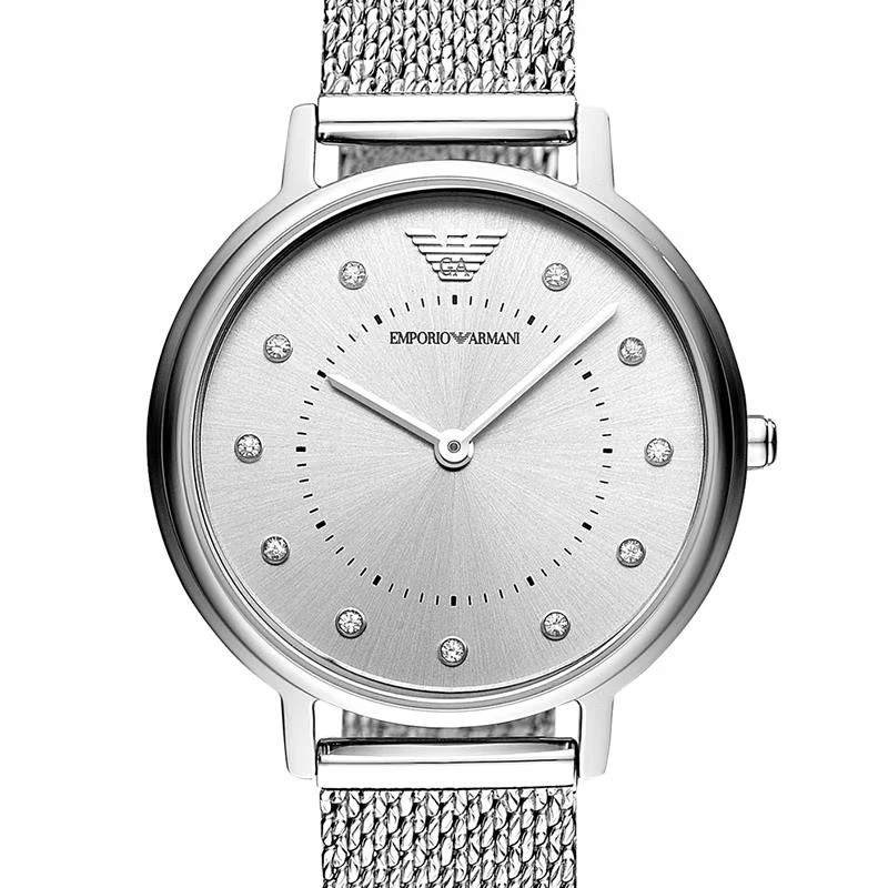 Armani阿玛尼满天星女士手表女款时尚镶钻编织钢带石英表AR11128 商品