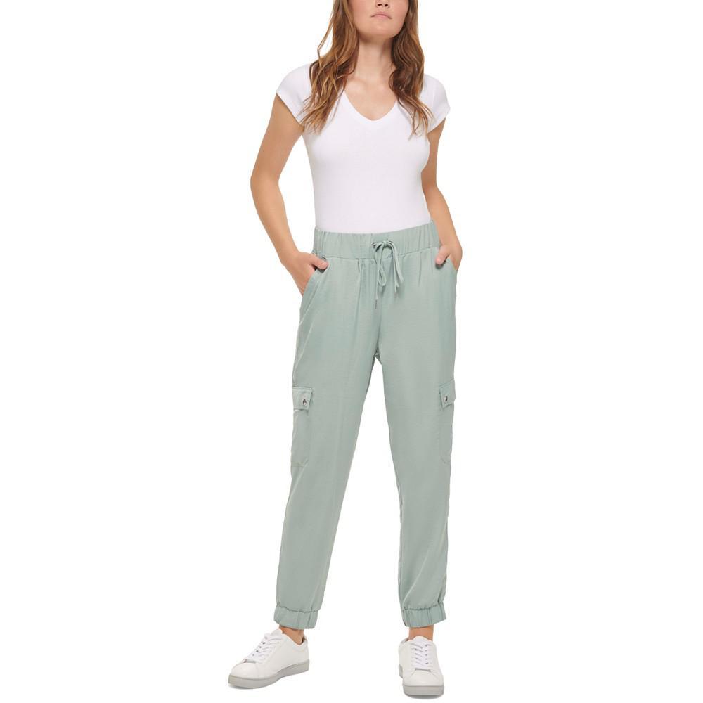 商品Calvin Klein|Women's High-Rise Cargo Joggers,价格¥573,第6张图片详细描述