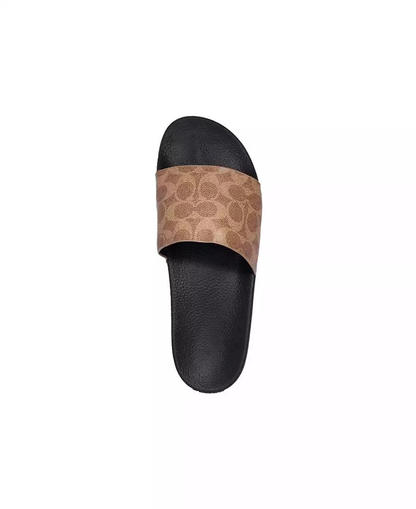 商品Coach|Men's Signature Coated Canvas Pool Slide,价格¥712,第5张图片详细描述