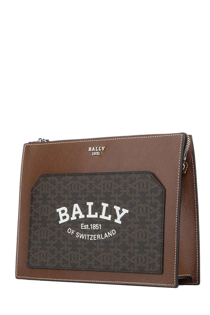 商品Bally|Bally Logo-Printed Zipped Wallet,价格¥3062,第3张图片详细描述