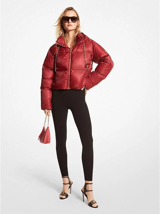 商品Michael Kors|Cropped Logo Quilted Puffer Jacket,价格¥1054,第1张图片