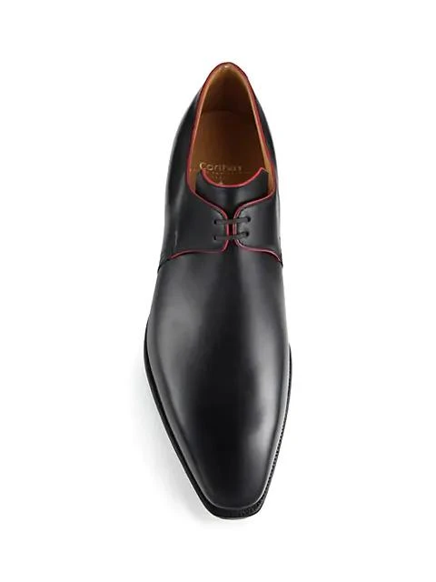 商品Corthay|Arca Pullman French Calf Leather Piped Derby Shoes,价格¥9526,第5张图片详细描述