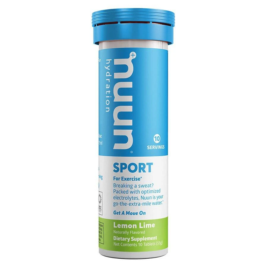 商品nuun|Sport Electrolyte Drink Tablets Lemon Lime,价格¥67,第1张图片