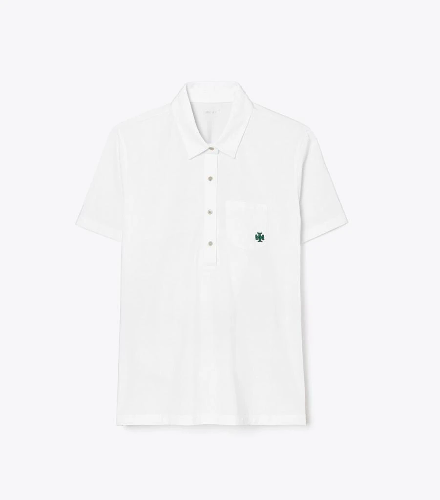 商品Tory Burch|Mercerized Cotton Polo,价格¥744,第1张图片