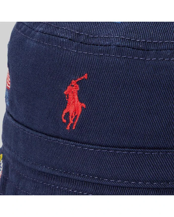 商品Ralph Lauren|Ralph Lauren Boys' Flag Cotton Twill Bucket Hat - Baby,价格¥133,第3张图片详细描述