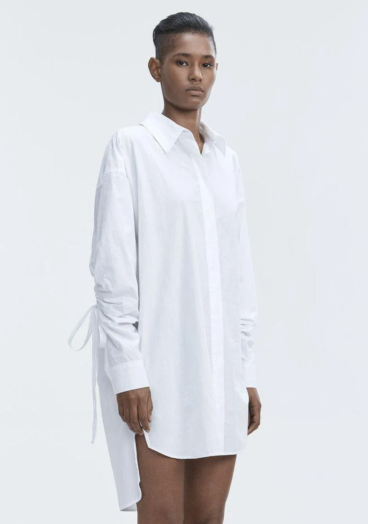 商品Alexander Wang|LONG SLEEVE SHIRTDRESS ,价格¥1054,第3张图片详细描述
