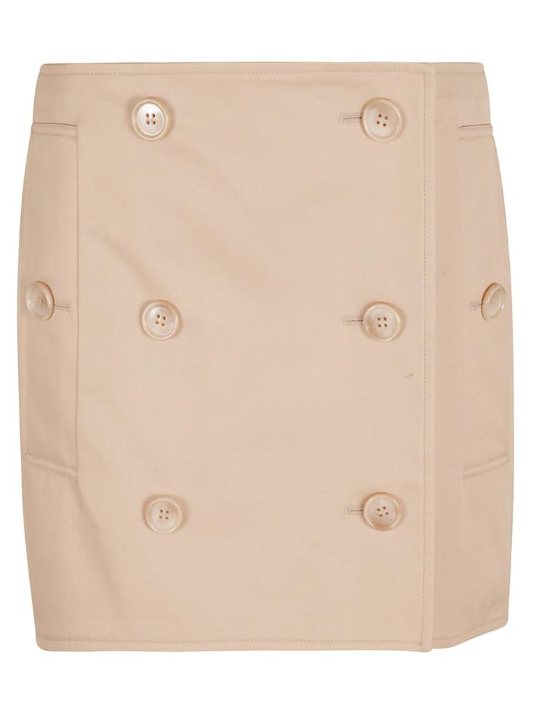 Burberry Multi-buttoned Short Skirt商品第1张图片规格展示