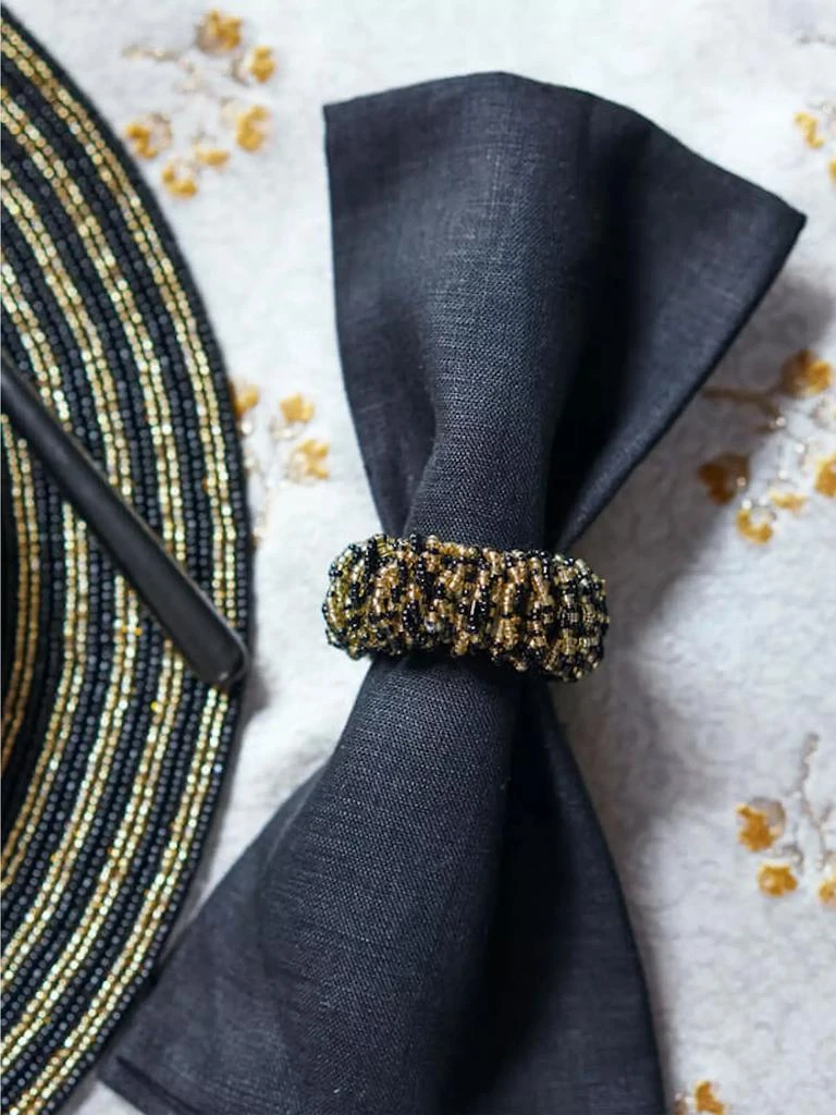 商品Von Gern Home|Sparkle Napkin Ring, Set of 4,价格¥746,第2张图片详细描述