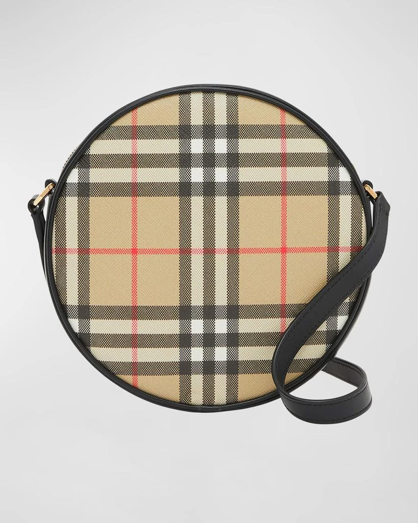 商品Burberry|Louise Vintage Check Round Crossbody Bag,价格¥9653,第5张图片详细描述