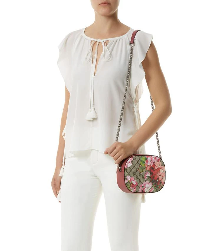 商品Gucci|Linea A Blooms Print Mini Bag,价格¥8303,第2张图片详细描述