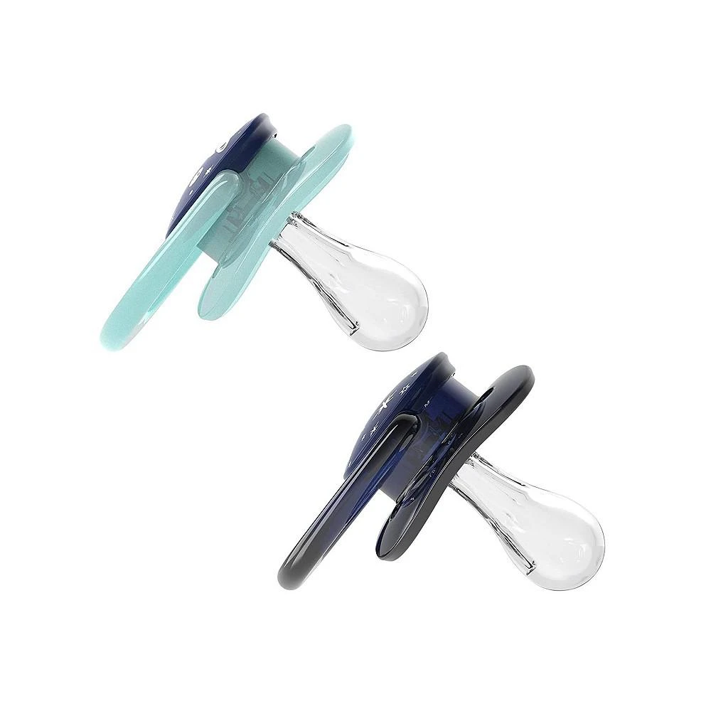 商品Dr. Browns|Advantage Symmetrical Pacifier, Blue, 2 Pack, 0-6m,价格¥112,第3张图片详细描述