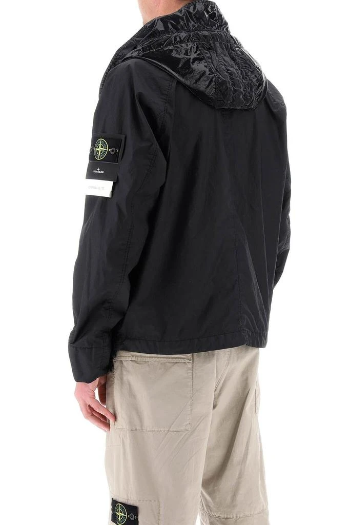 商品Stone Island|HOODED JACKET IN MEMBRANA 3L TC,价格¥2358,第4张图片详细描述