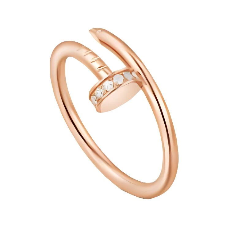 商品[国内直发] Cartier|CARTIER卡地亚 开口设计 玫瑰金 戒指 女款 玫瑰金,价格¥23935,第5张图片详细描述