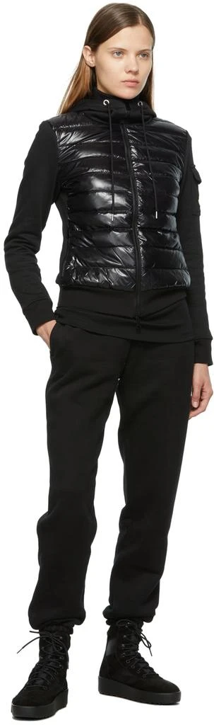 商品Moncler|Black Down Hooded Jacket,价格¥9156,第4张图片详细描述