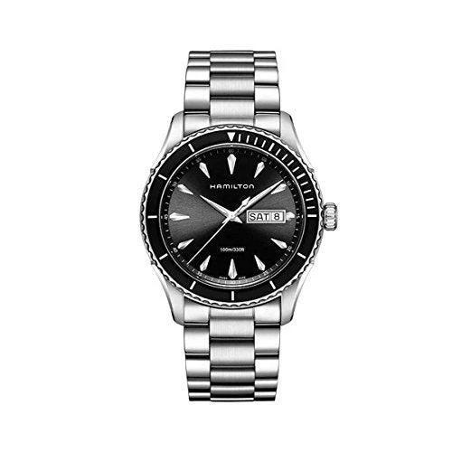 商品Hamilton|Hamilton H37511131 Men's Jazzmaster Seaview Black Dial Steel Bracelet Watch,价格¥3123,第2张图片详细描述