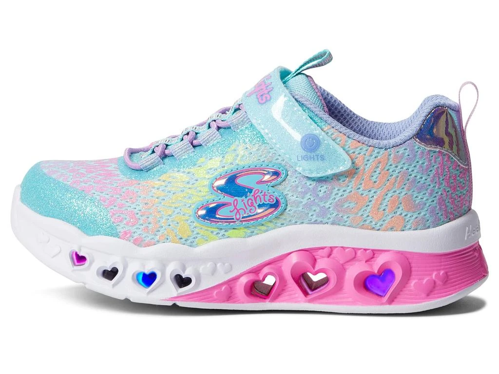 商品SKECHERS|Sport Lighted - Flutter Heart Lights - Loves Wild 302314L (Little Kid/Big Kid),价格¥262,第4张图片详细描述