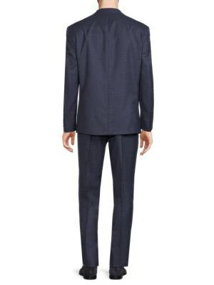 商品Ralph Lauren|Regular Fit Plaid Wool Blend Suit,价格¥1837,第2张图片详�细描述