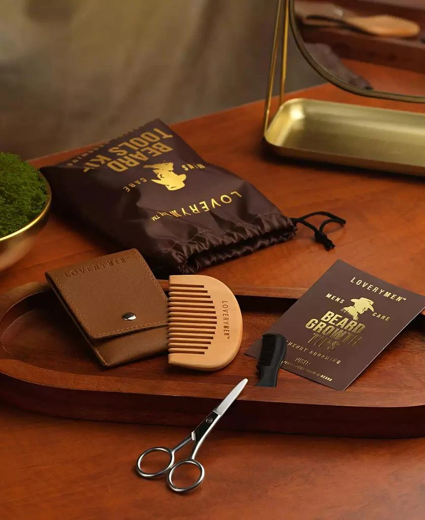 商品Lovery|6-Pc. LoveryMen Beard Tools Grooming Gift Set,价格¥207,第3张图片详细描述