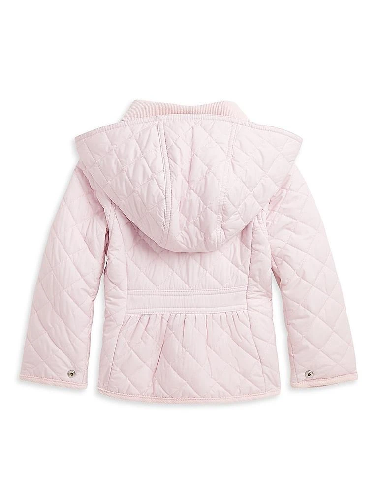 商品Ralph Lauren|Little Girl's & Girl's Quilted Hooded Jacket,价格¥755,第2张图片详细描述