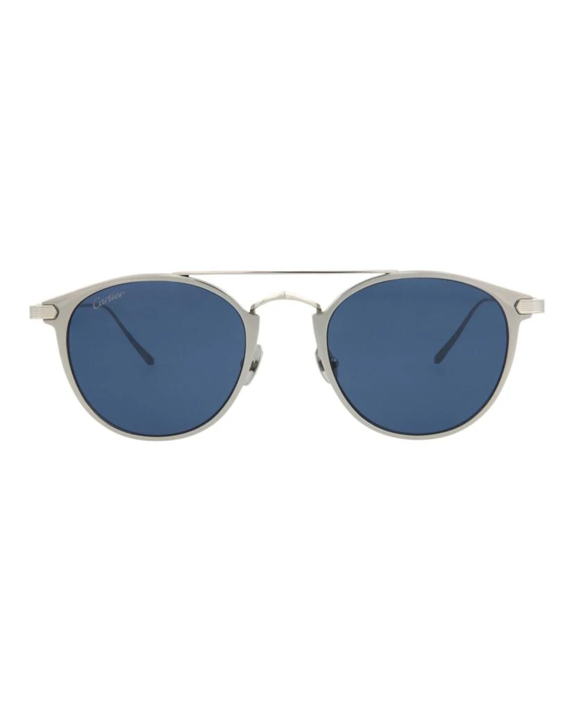 商品Cartier|Round-Frame Titanium Sunglasses,价格¥2027,第1张图片