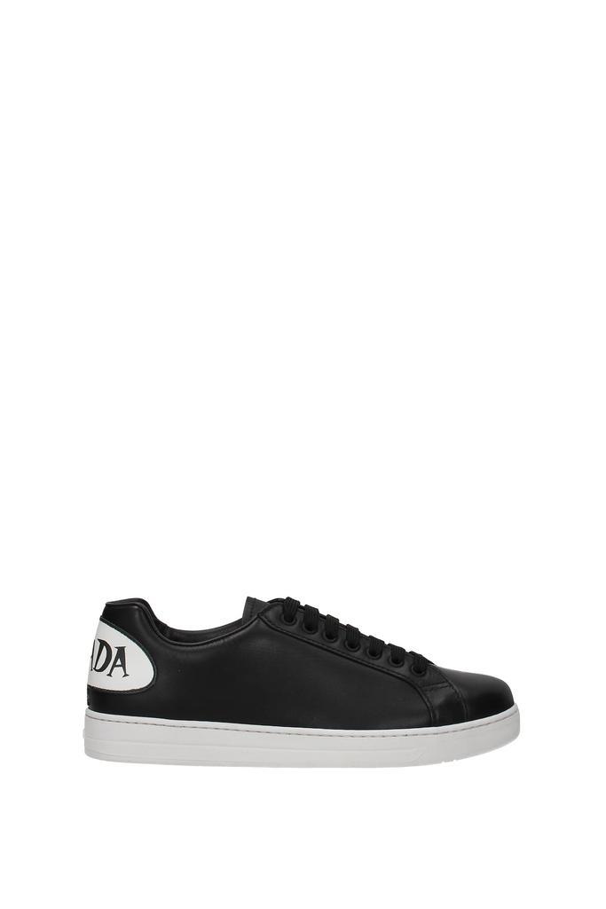 商品Prada|Sneakers Leather Black,价格¥1610,第1张图片