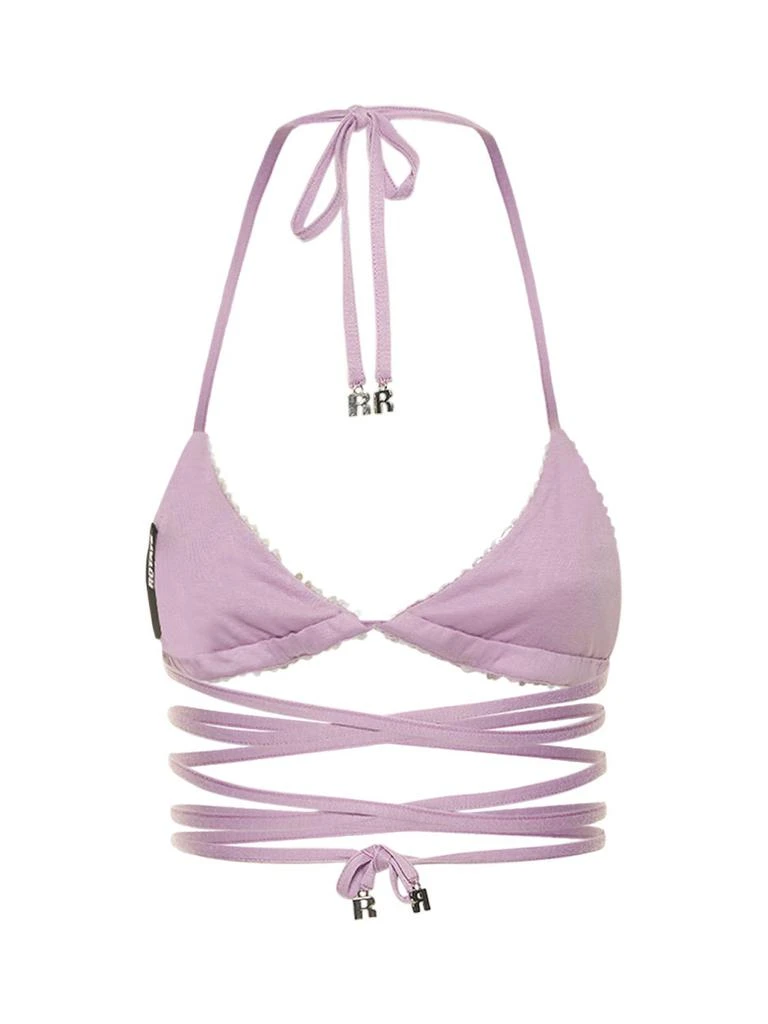 商品ROTATE Birger Christensen|Konni Embellished Triangle Bra Top,价格¥370,第4张图片详细描述