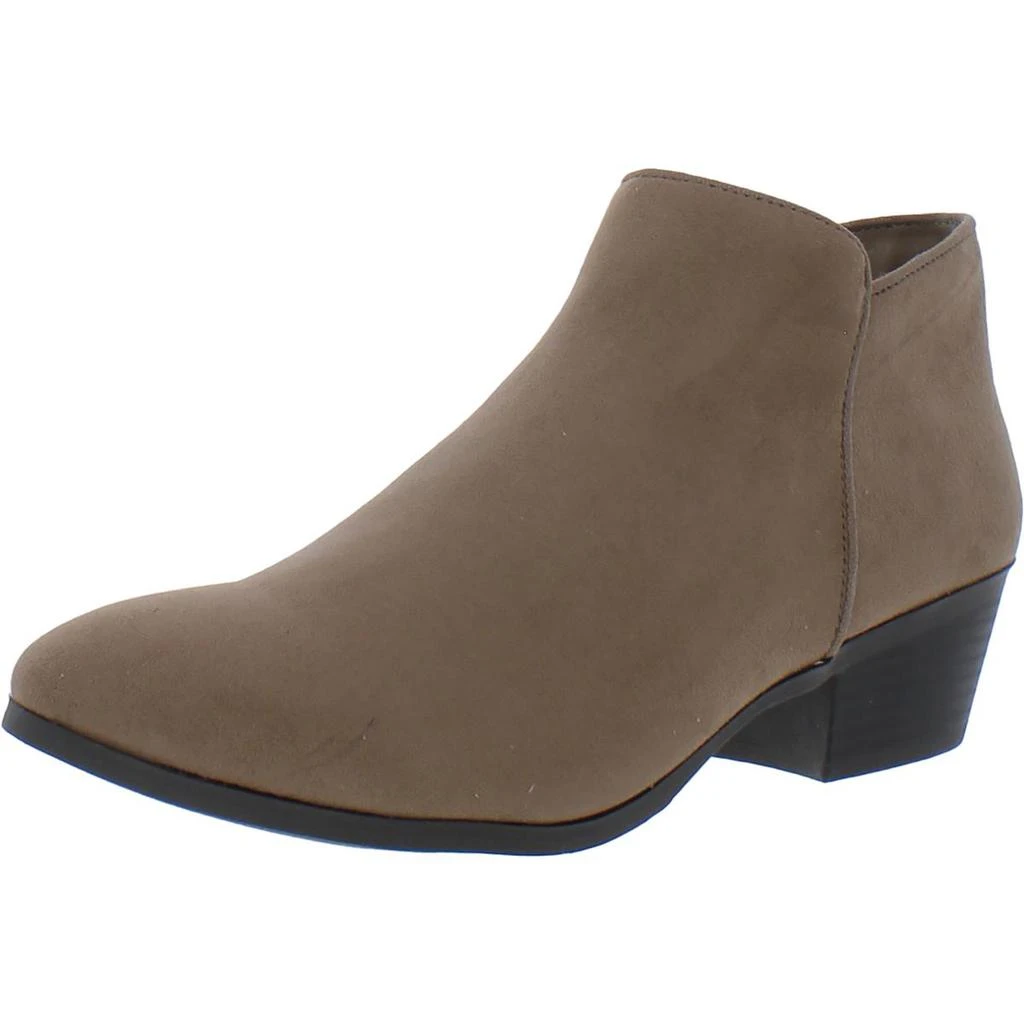 商品Style & Co|Style & Co. Womens Wileyy Faux Suede Zipper Booties,价格¥39,第5张图片详细描述