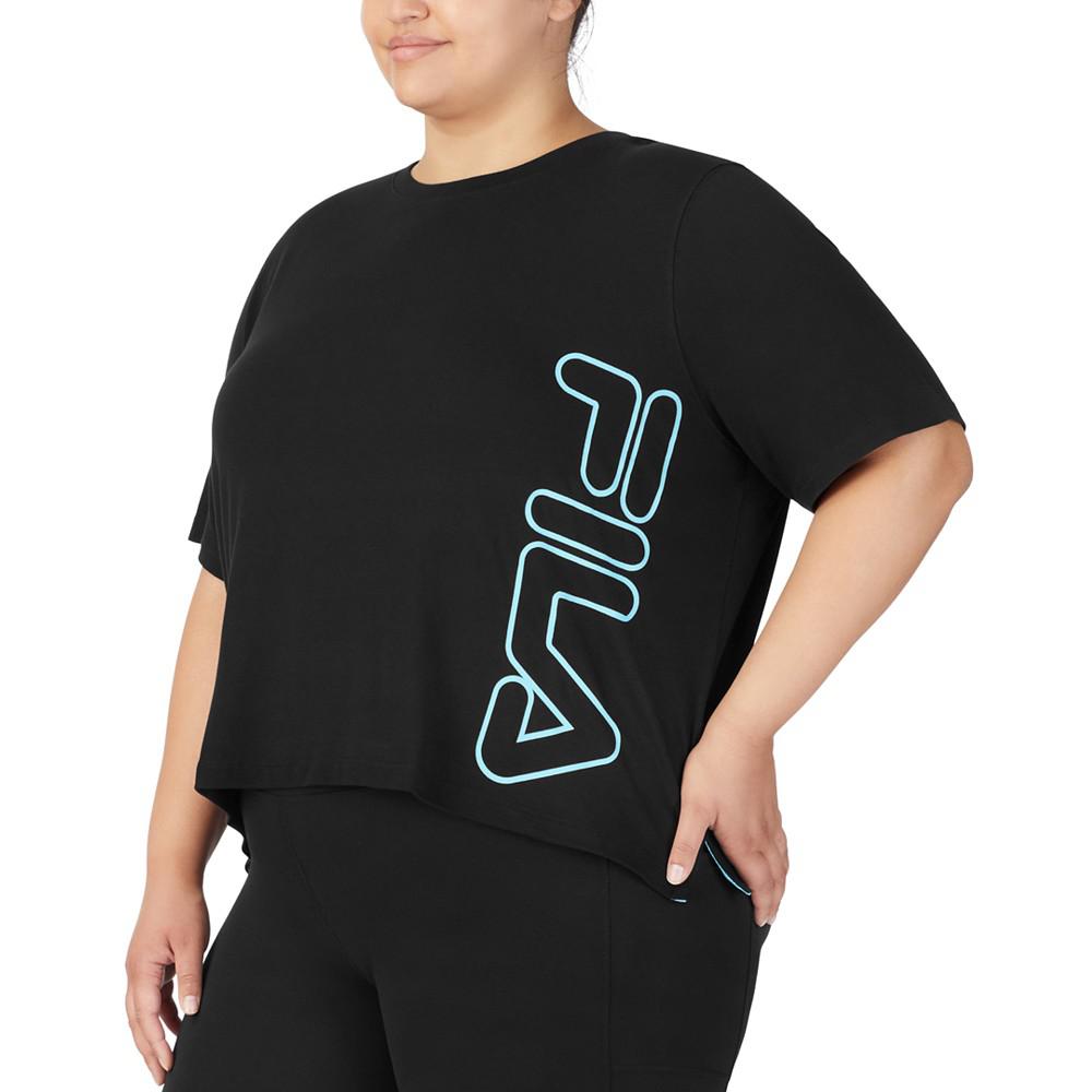 Plus Size Crewneck T-Shirt商品第3张图片规格展示