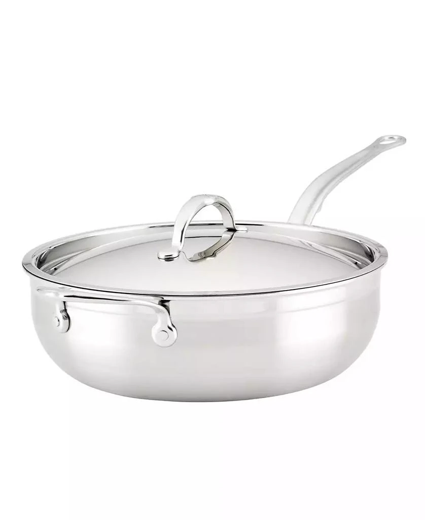 商品Hestan|ProBond® Clad Stainless Steel 5-Quart Covered Essential Pan with Helper Handle,价格¥2073,第1张图片