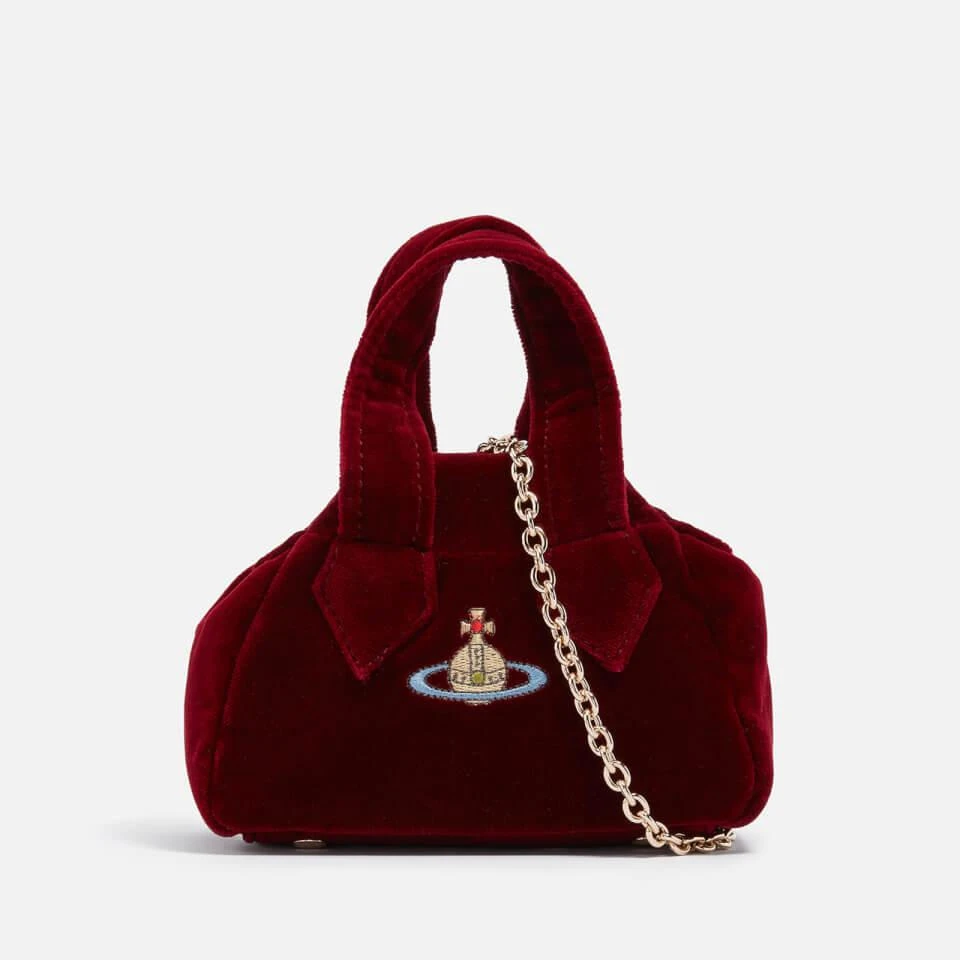 商品Vivienne Westwood|Vivienne Westwood Archive Yasmine Velvet Mini Bag,价格¥2926,第1张图片