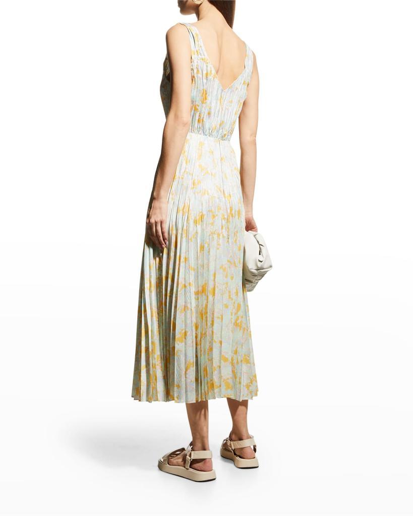 商品Vince|Lotus Pleated Midi Slip Dress,价格¥1662,第6张图片详细描述