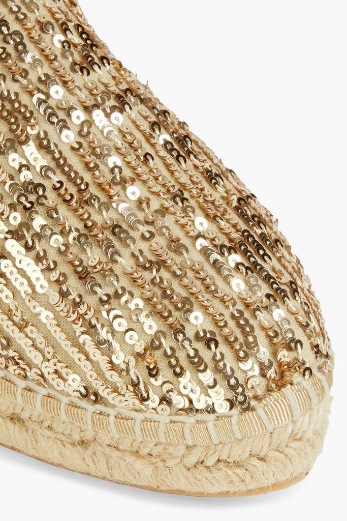 商品MANEBÍ|Sequined mesh espadrille slippers,价格¥574,第6张图片详细描述