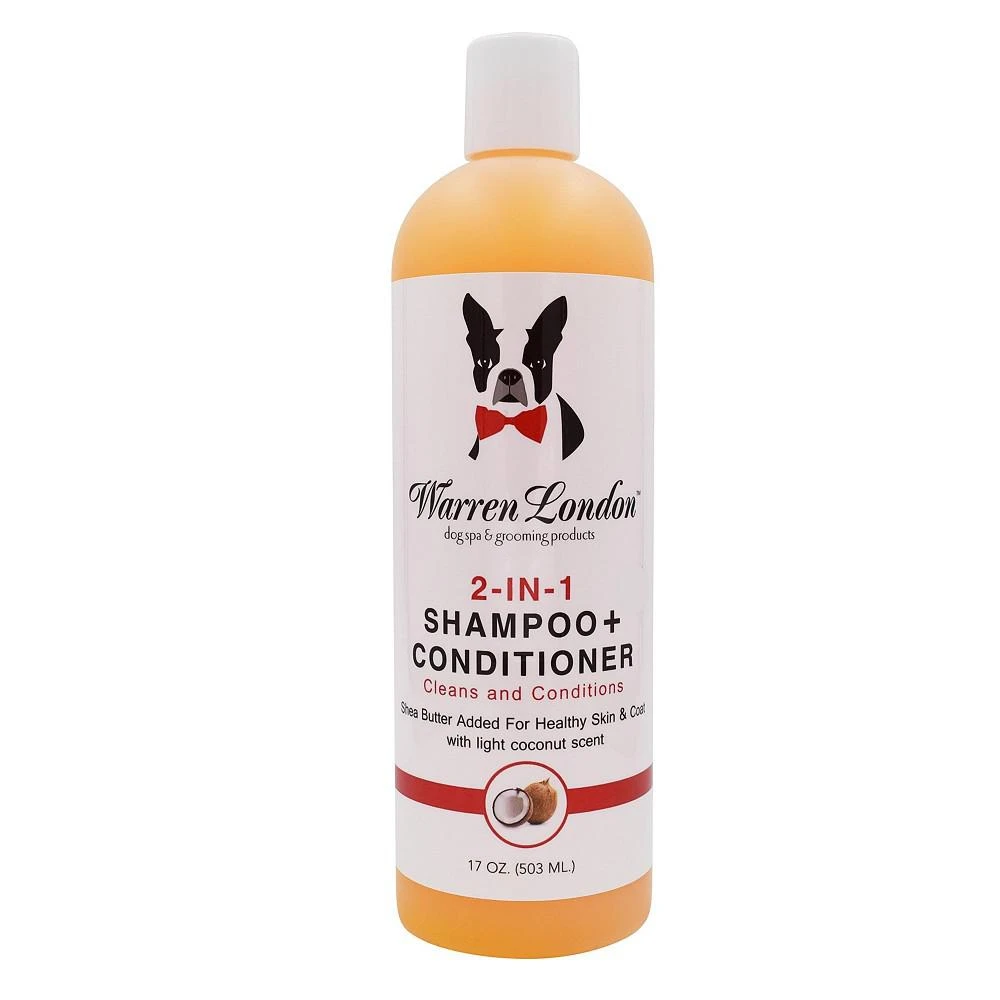 商品Warren London|2in1 Dog Shampoo and Conditioner with Shea Butter, Coconut, and Vitamin E | Made In USA | 17oz,价格¥112,第1张图片