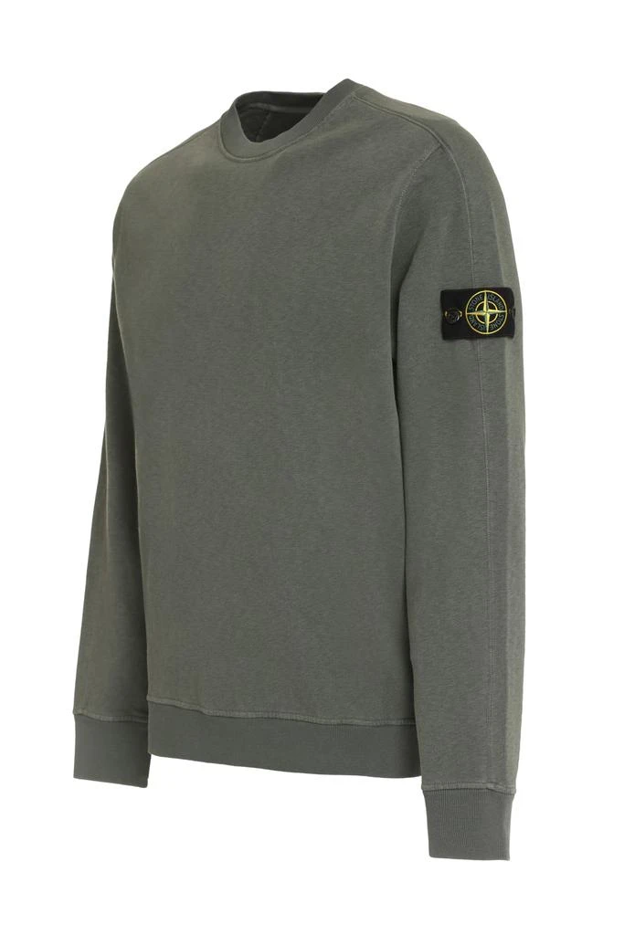 商品Stone Island|Cotton Crew-neck Sweatshirt,价格¥2510,第3张图片详细描述