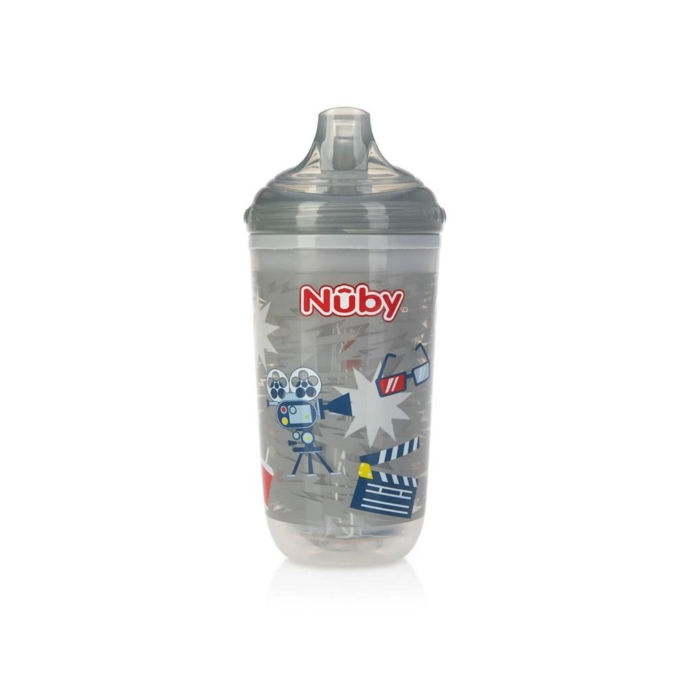 商品Nuby|No Spill Insulated Light-Up Easy Sippy Cup, Gray,价格¥93,第1张图片