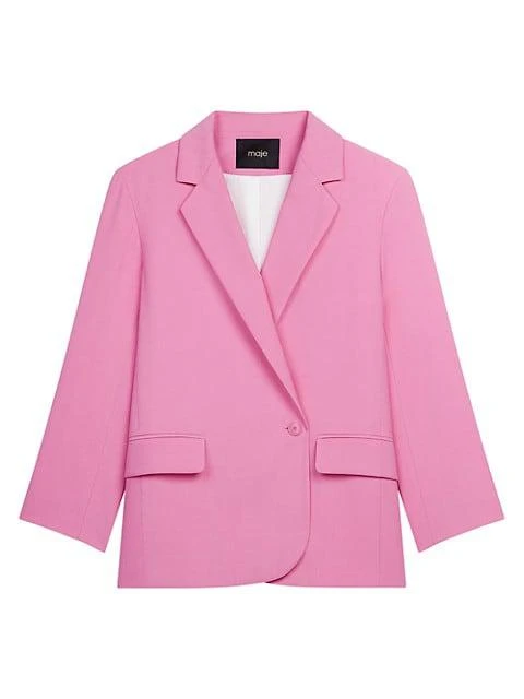 商品Maje|Vestale Double-Breasted Blazer,价格¥1997,第1张图片