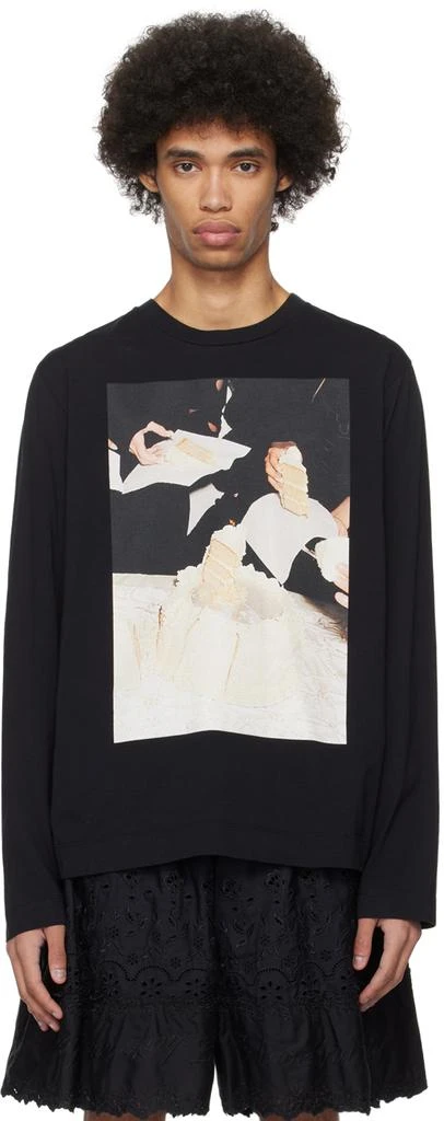 商品Simone Rocha|Black Eating Cake Long Sleeve T-Shirt,价格¥1288,第1张图片