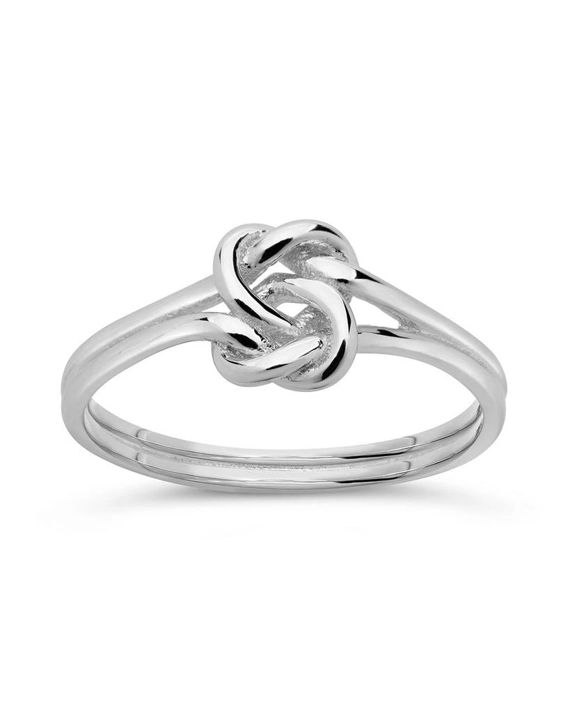 商品Sterling Forever|Sterling Silver Intricate Knot Ring,价格¥183,第4张图片详细描述