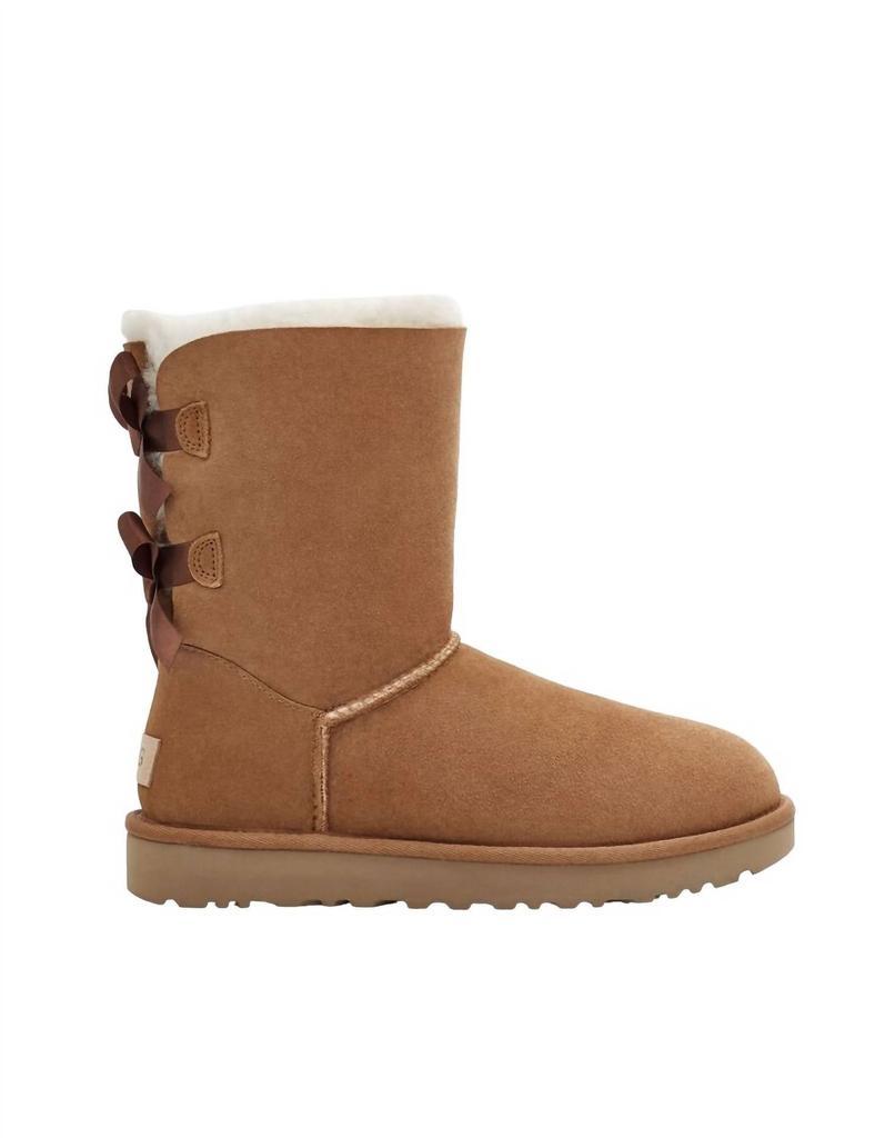 商品UGG|Women'S Bailey Bow Ii Bootie in Chestnut,价格¥1201,第1张图片