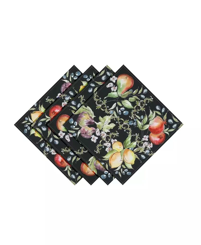 商品Laural Home|Tuscan Fruit Sketch Set of 4 Napkins, 20" x 20",价格¥389,第1张图片