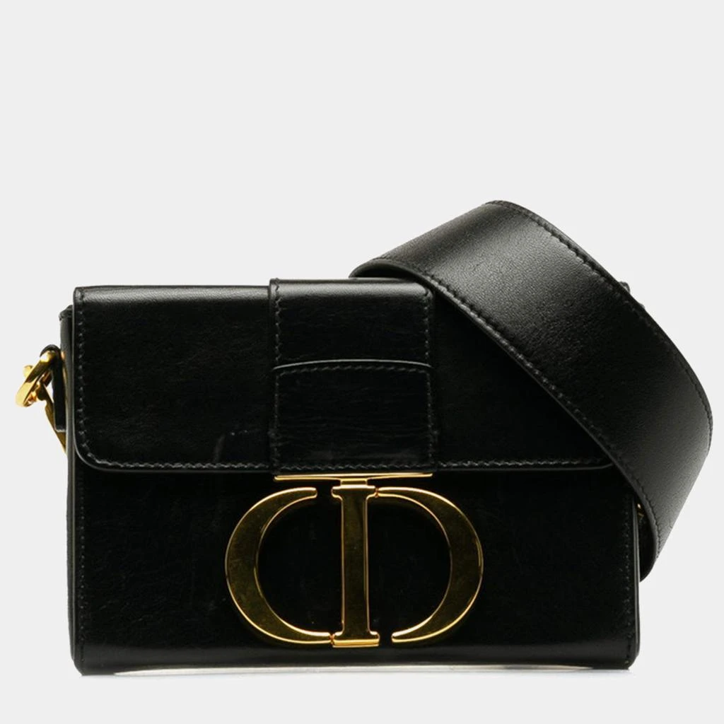 商品[二手商品] Dior|Dior Black Leather Montaigne Box 30 Shoulder Bag,价格¥21104,第1张图片