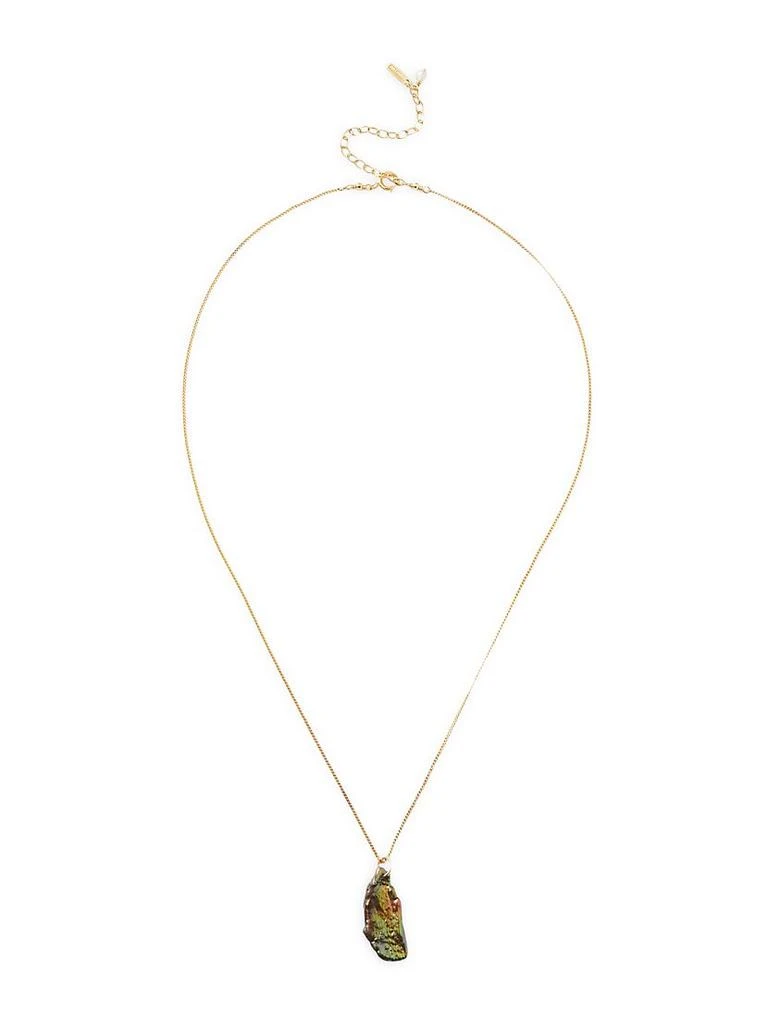 商品Chan Luu|Chan Luu 18K-Gold-Plated & Biwa Freshwater Pearl Pendant Necklace,价格¥565,第1张图片