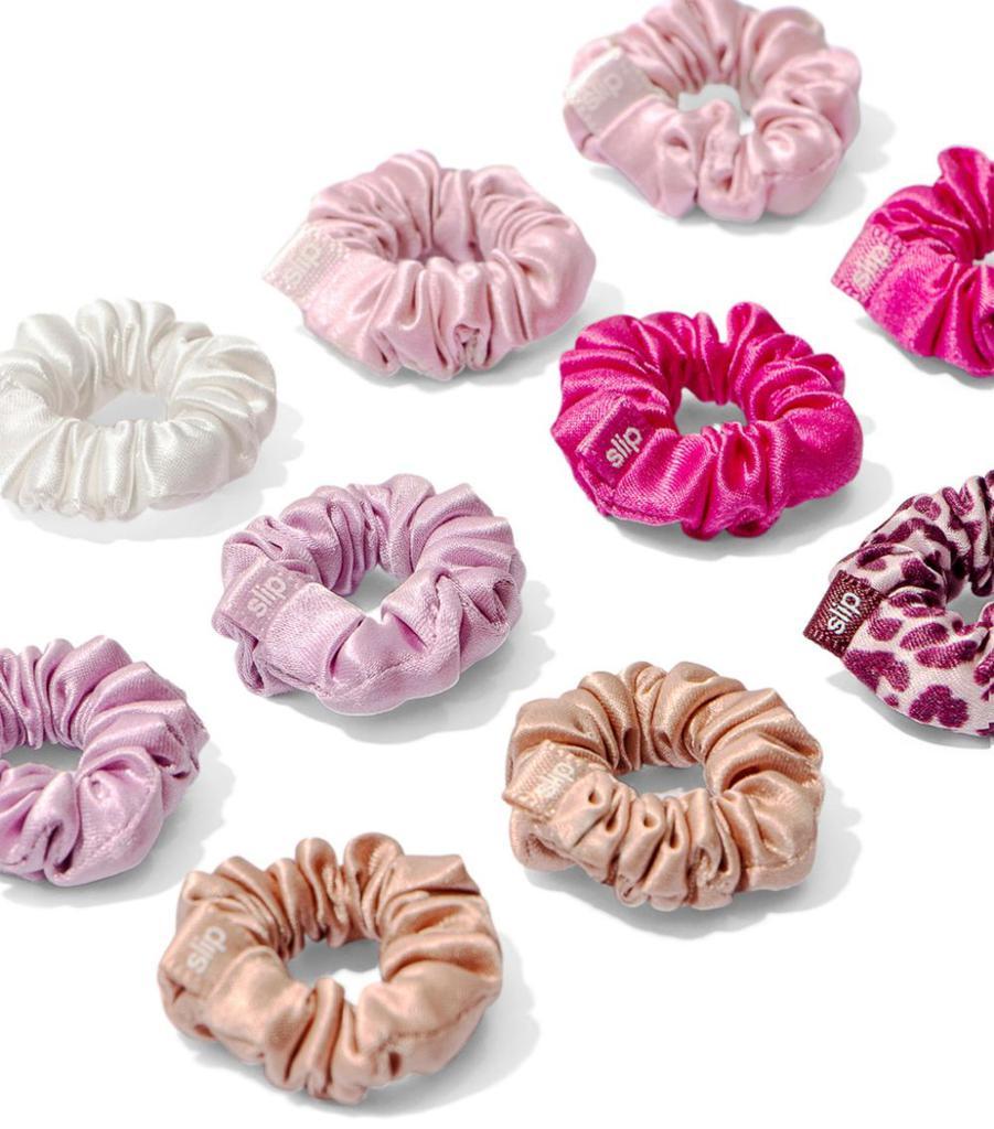 商品Slip|Pure Silk Minnie Scrunchies (Set of 12),价格¥360,第6张图片详细描述