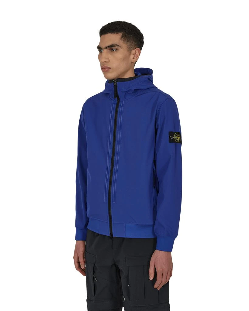 商品Stone Island|Light Soft Shell-R Jacket Blue,价格¥2440,第2张图片详细描述