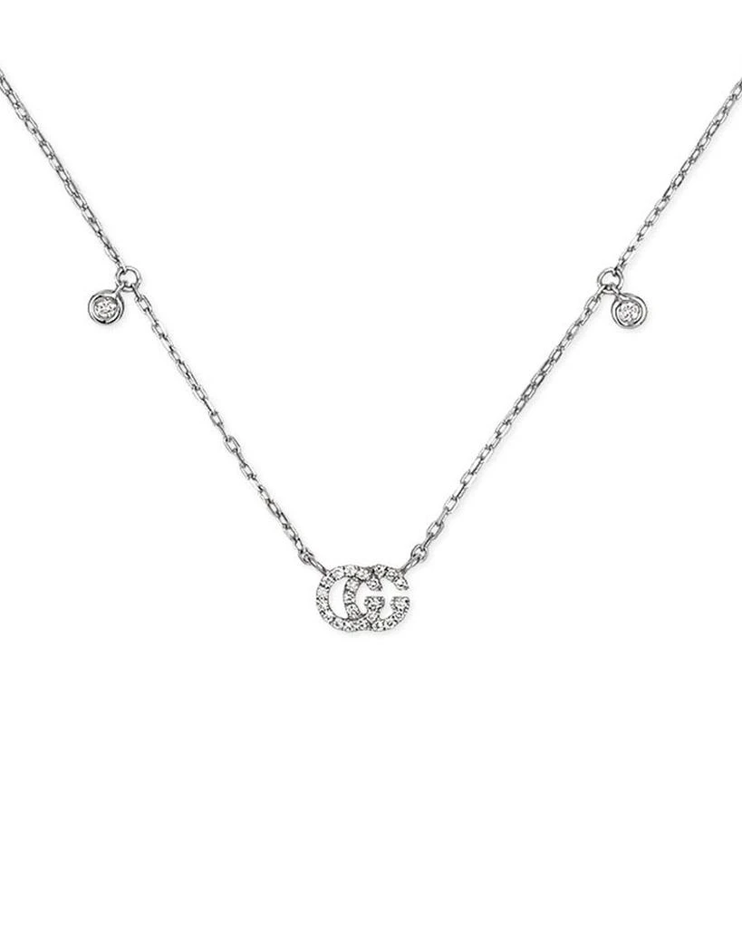 商品Gucci|Gucci 18K GG Running Necklace,价格¥11986,第1张图片