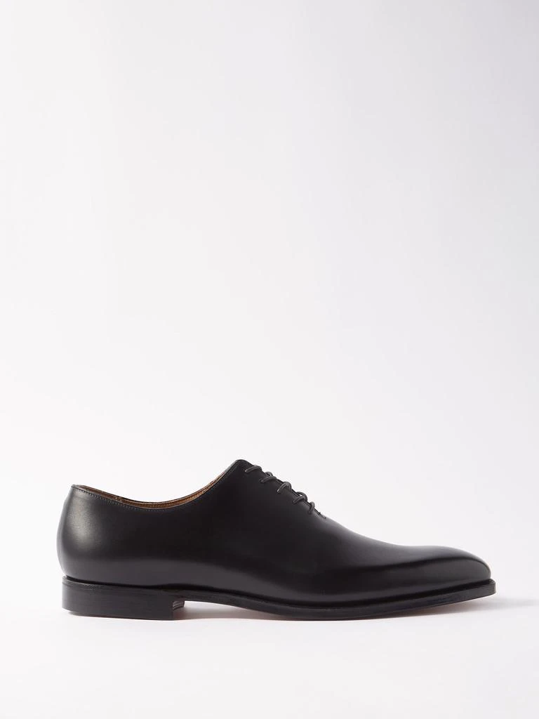 商品Crockett & Jones|Alex leather Oxford shoes,价格¥3633,第1张图片
