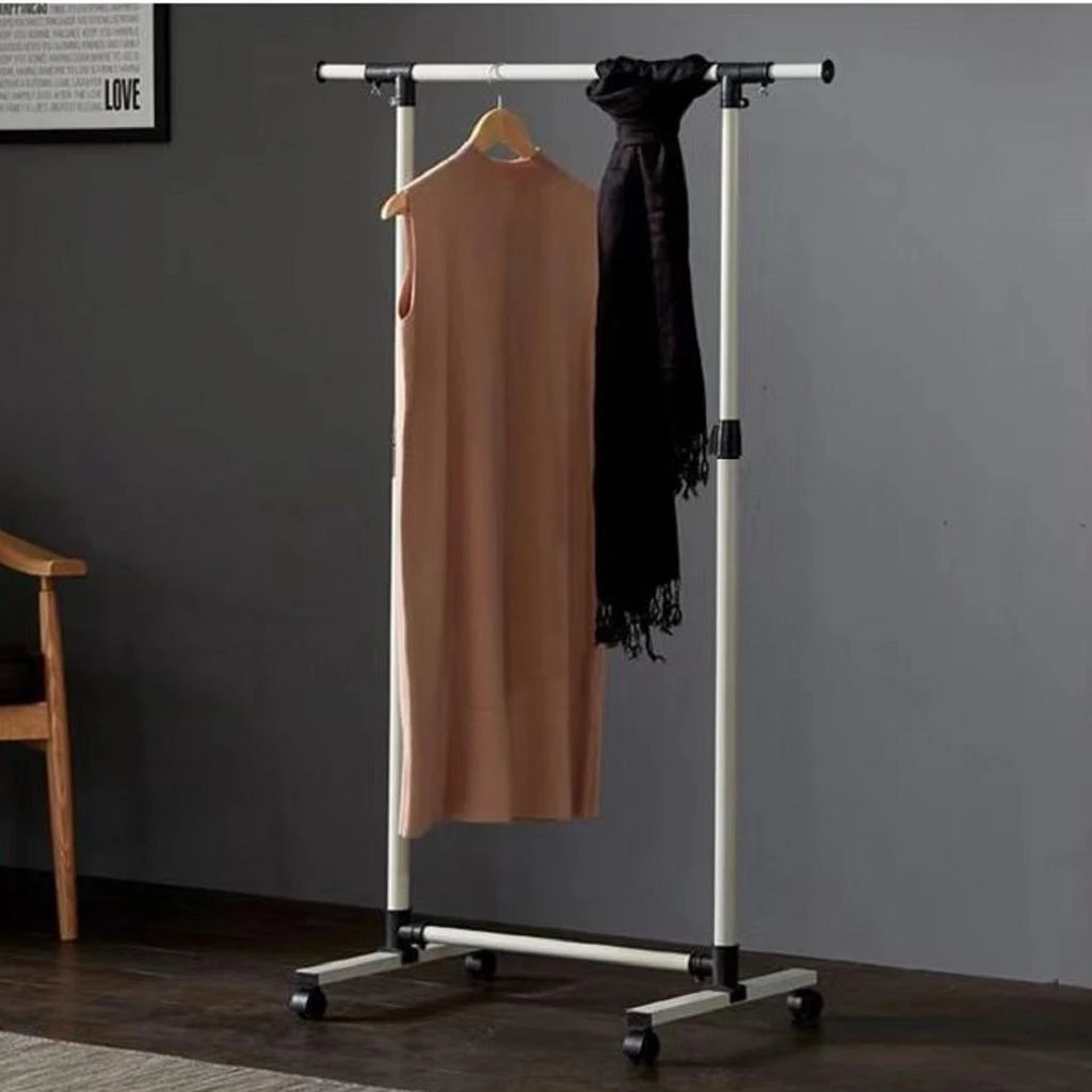 商品Streamdale Furniture|Streamdale Short Clothing Racks for Hanging Clothes with Bottom Shelves and Wheels Heavy Duty Rolling Clothes Rack Kids Clothing Rack for Adult Coat,价格¥488,第5张图片详细描述