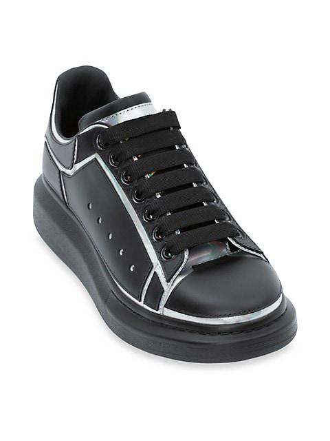 Leather Oversized Sneakers商品第2张图片规格展示