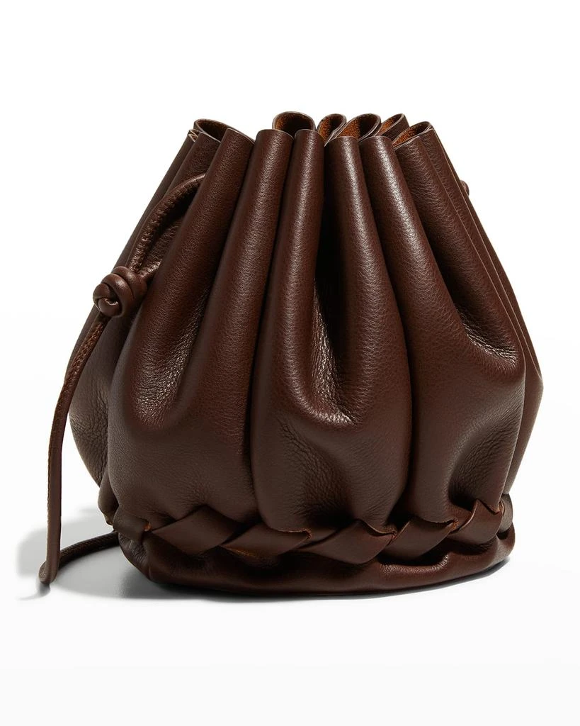 商品Hereu|Molina Pleated Leather Bucket Bag,价格¥1542,第3张图片详细描述